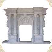 MARBLE FIREPLACE, LFI - 036