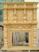 MARBLE FIREPLACE, LFI - 036