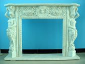 MARBLE FIREPLACE, LFI - 072