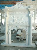 MARBLE FIREPLACE, LFI - 102