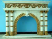 MARBLE FIREPLACE, LFI - 102