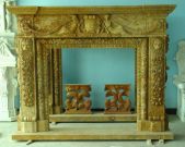 MARBLE FIREPLACE, LFI - 102