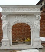 MARBLE FIREPLACE, LFI - 108