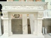 LFI - 119, MARBLE FIREPLACE