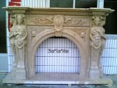 LFI - 203, MARBLE FIREPLACE