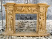 LFI - 204, MARBLE FIREPLACE