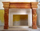 LFI - 205, MARBLE FIREPLACE