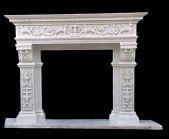 MARBLE FIREPLACE, LFI - 222