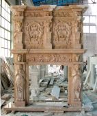 MARBLE FIREPLACE, LFI - 252
