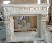 MARBLE FIREPLACE, LFI - 252