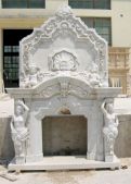 MARBLE FIREPLACE, LFI - 252