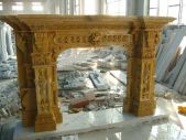 MARBLE FIREPLACE, LFI - 252