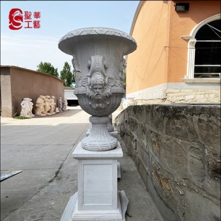 LFP - 005, MARBLE FLOWERPOT