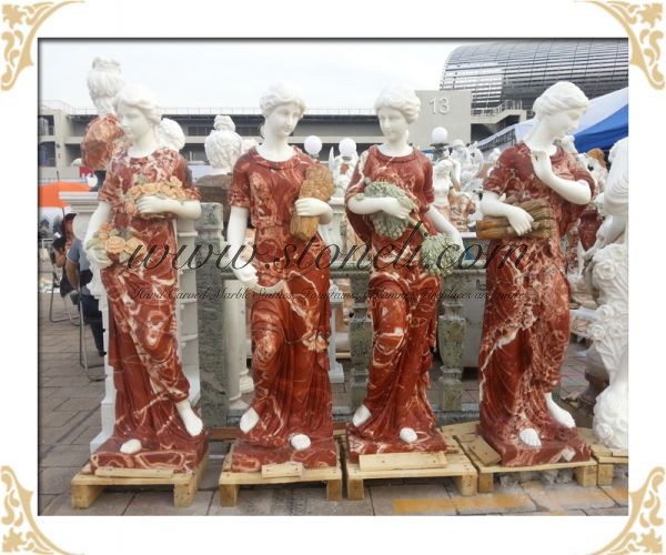 MARBLE FOUR SEASONS STATUE