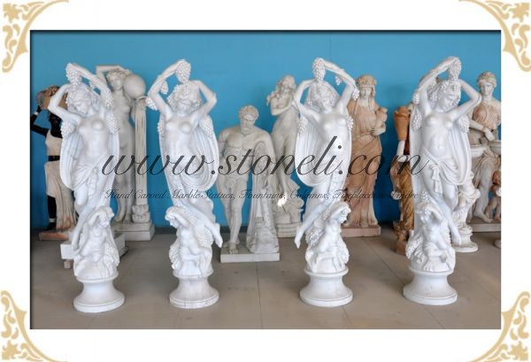 MARBLE FOUR SEASONS STATUE