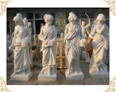 MARBLE FOURSEASONS STATUE, LFS - 034