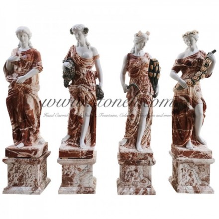 MARBLE FOUR SEASONS STATUE, LFS-003