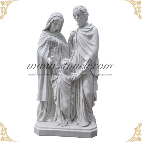 MARBLE RELIGIOUS STATUE