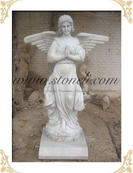 MARBLE RELIGIOUS STATUE