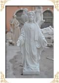 MARBLE RELIGIOUS STATUE, LRE - 018