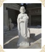 MARBLE RELIGIOUS STATUE, LRE - 018