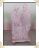 MARBLE RELIGIOUS STATUE, LRE - 018