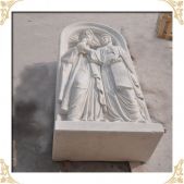 MARBLE RELIGIOUS STATUE, LRE - 018