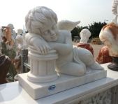 MARBLE RELIGIOUS STATUE, LRE - 034