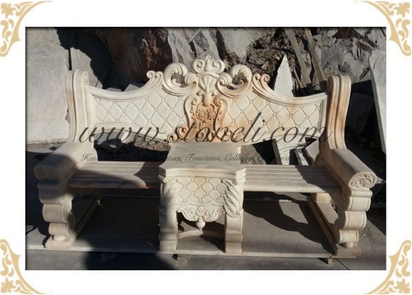 MARBLE TABLE and CHAIR